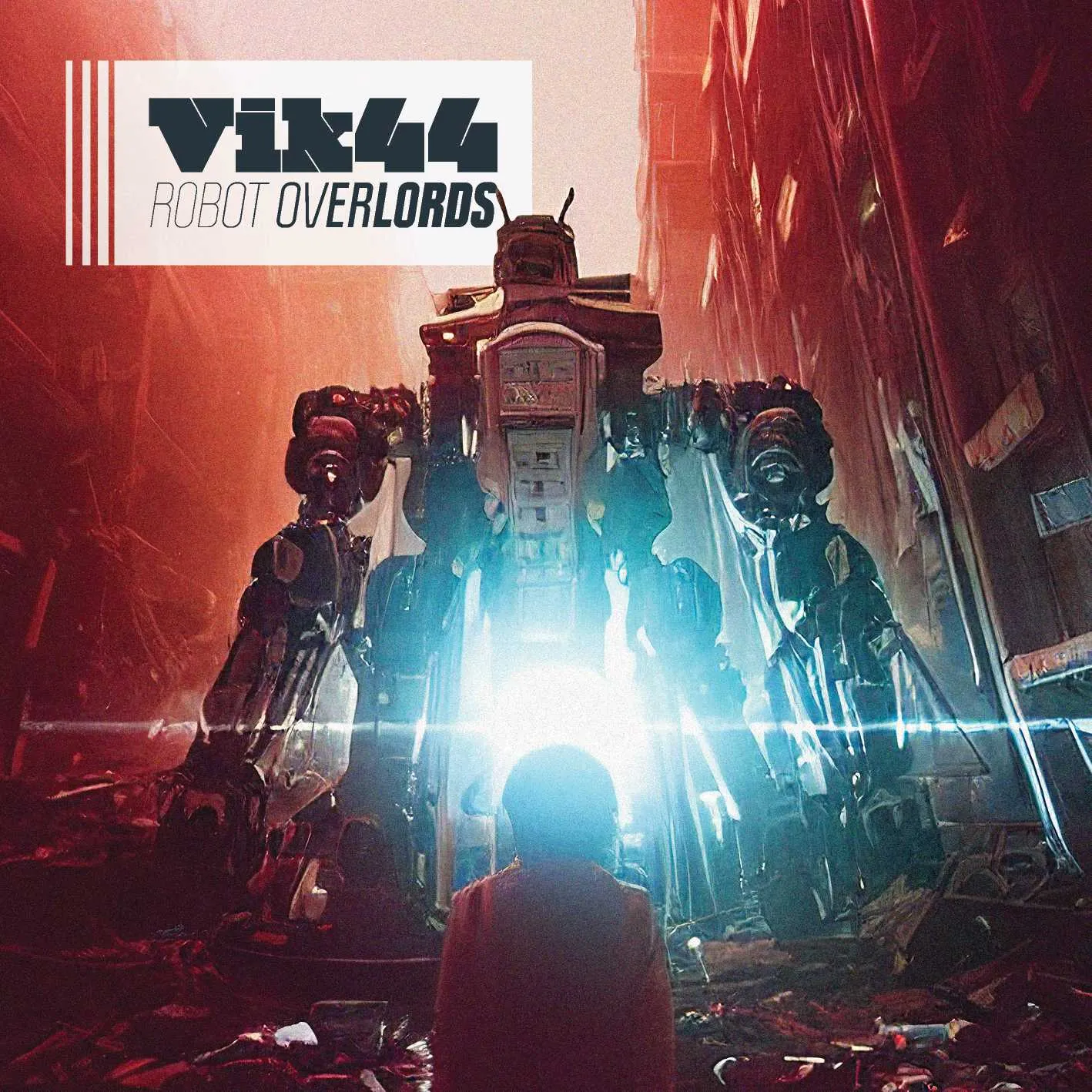 Album cover for “Robot Overlords” by Vik44