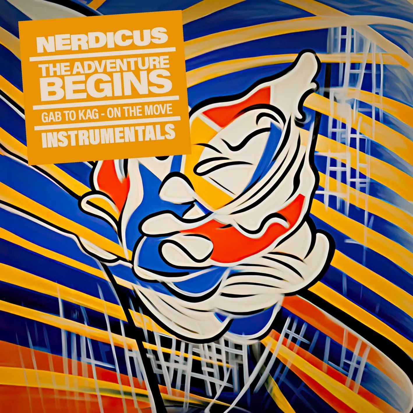 Album cover for “The Adventure Begins - Gab to Kag - On The Move (Instrumentals)” by Nerdicus