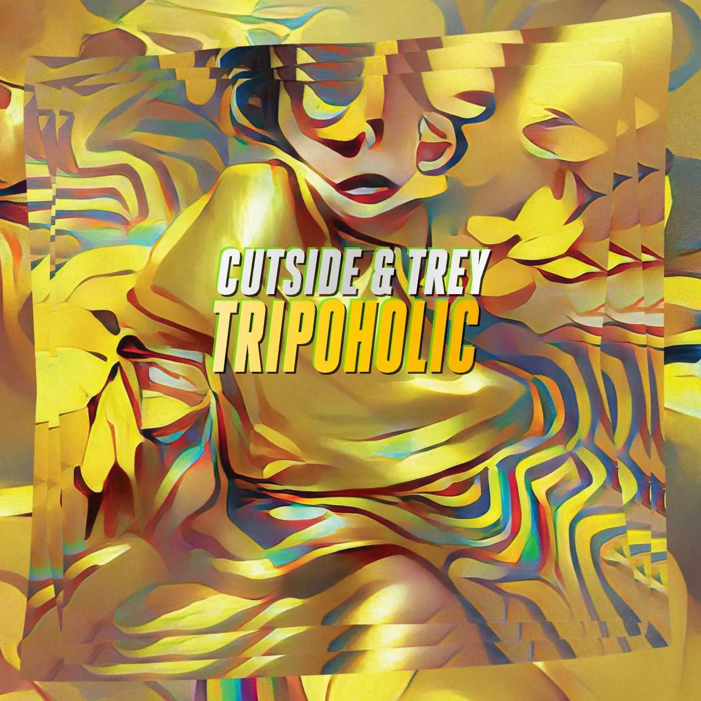 Album cover for “Tripoholic” by Cutside &amp; Trey