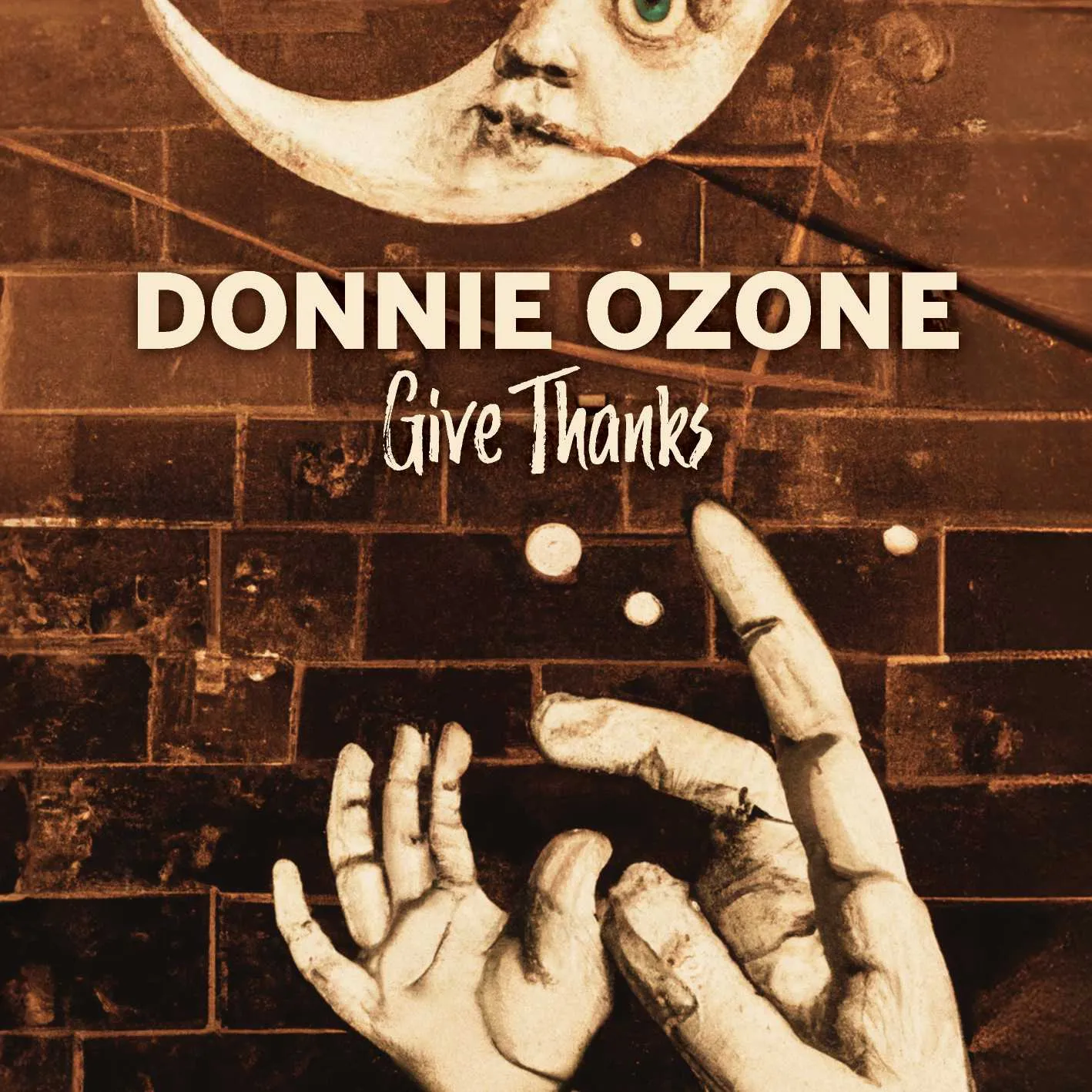 Album cover for “Give Thanks” by Donnie Ozone