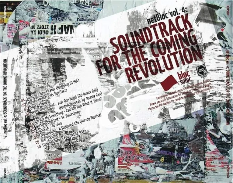 netBloc Vol. 4 Traycard for “netBloc Volume 4 (Soundtrack for the Coming Revolution)” by Various Artists