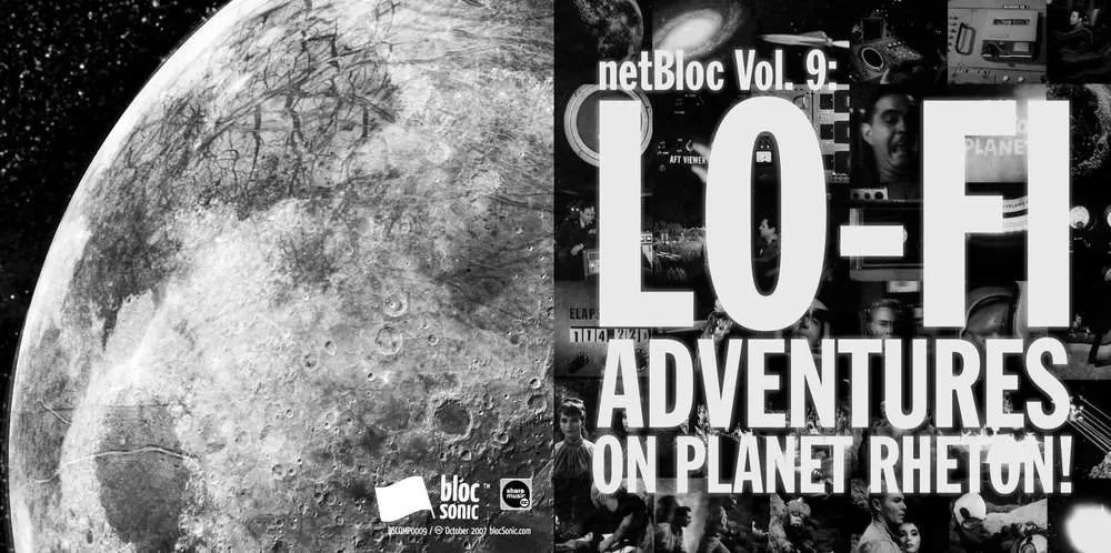 netBloc Vol. 9 Insert for “netBloc Volume 9 (Lo-Fi Adventures on Planet Rheton!)” by Various Artists
