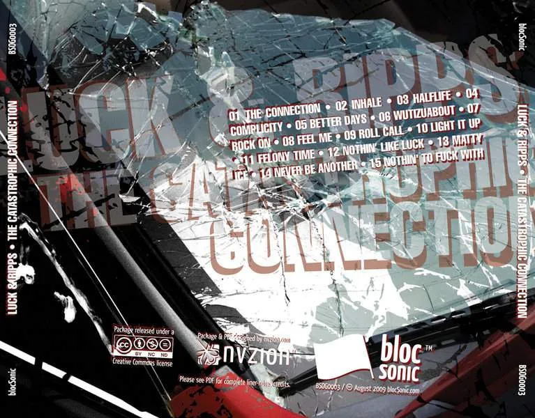 Album Traycard for “The Catastrophic Connection” by Luck & Ripps