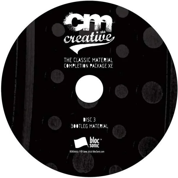 Album Disc 3 for “The Classic Material Completion Package XE” by CM aka Creative