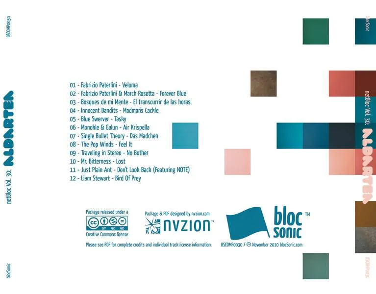 Album Traycard for “netBloc Volume 30 (aldartea)” by Various Artists