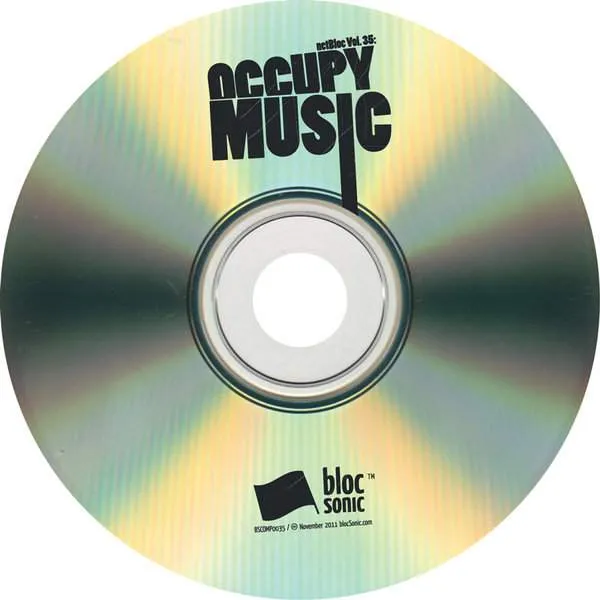 Album disc for “netBloc Vol. 35: Occupy Music” by Various Artists