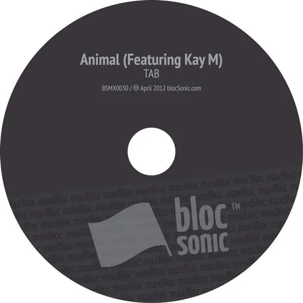 Album disc for “Animal (Featuring Kay M)” by Tab