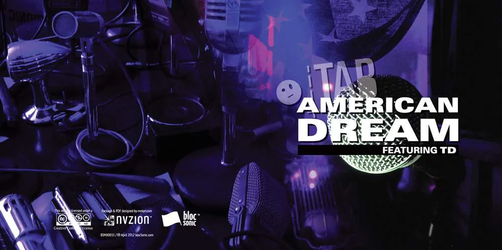 Album insert for “American Dream (Featuring TD)” by Tab