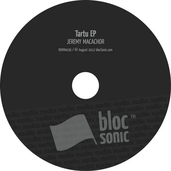 Album disc for “Tartu EP” by Jeremy Macachor
