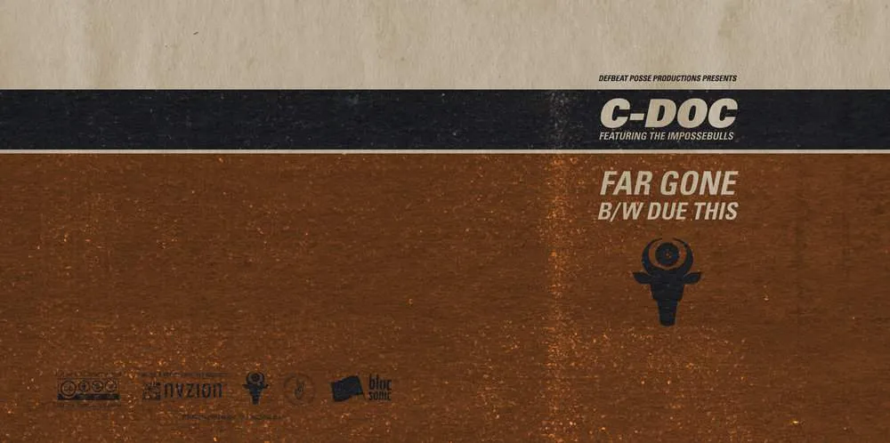 Album insert for “Far Gone” by C-Doc