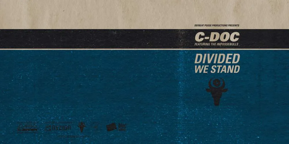 Album insert for “Divided We Stand” by C-Doc