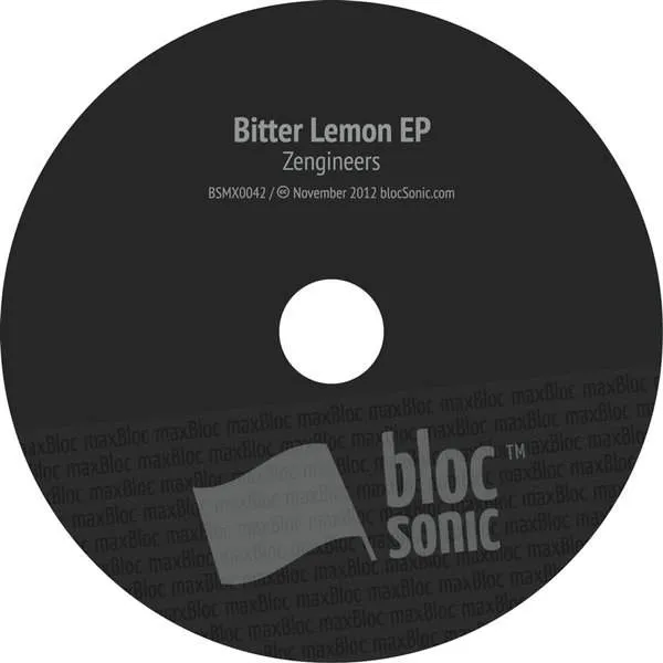 Album disc for “Bitter Lemon EP” by Zengineers