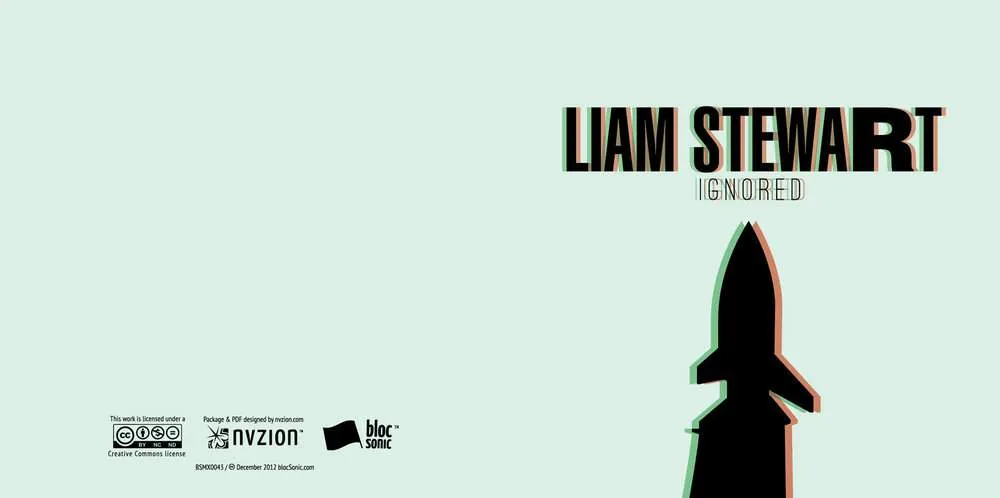 Album insert for “Ignored” by Liam Stewart