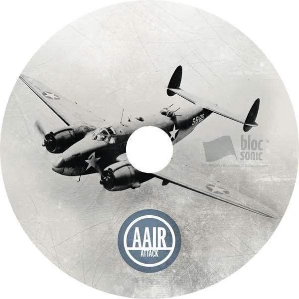 Album disc for “netBloc Vol. 40: AAIR Attack” by Various Artists