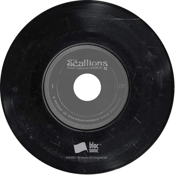 Album disc 1 for “Agony Through Ceremony XE” by The Scallions
