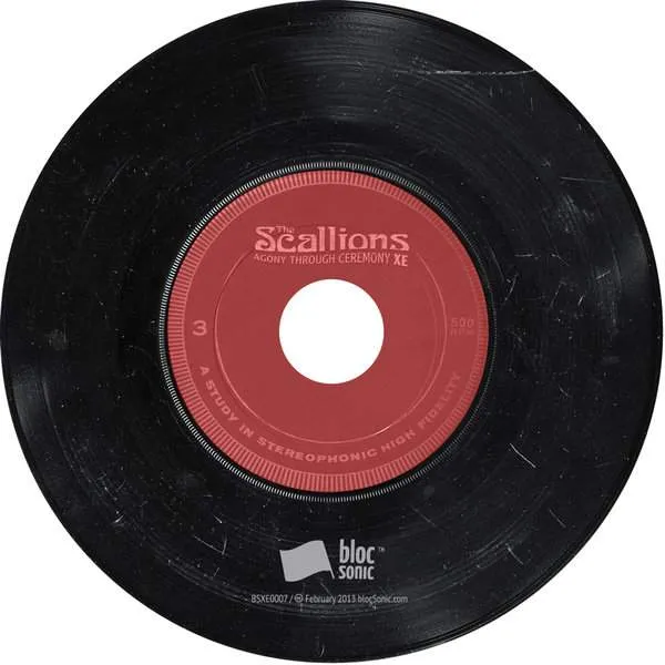 Album disc 3 for “Agony Through Ceremony XE” by The Scallions