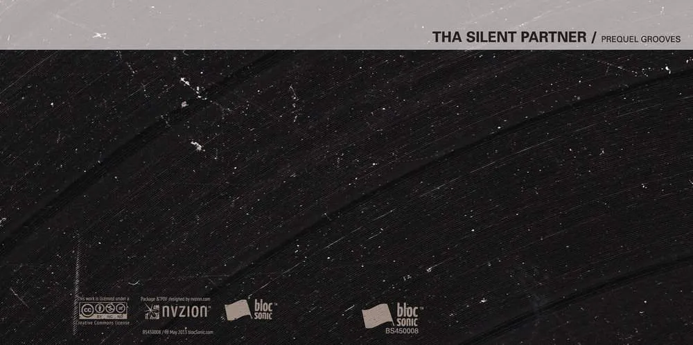 Album insert for “Prequel Grooves” by Tha Silent Partner