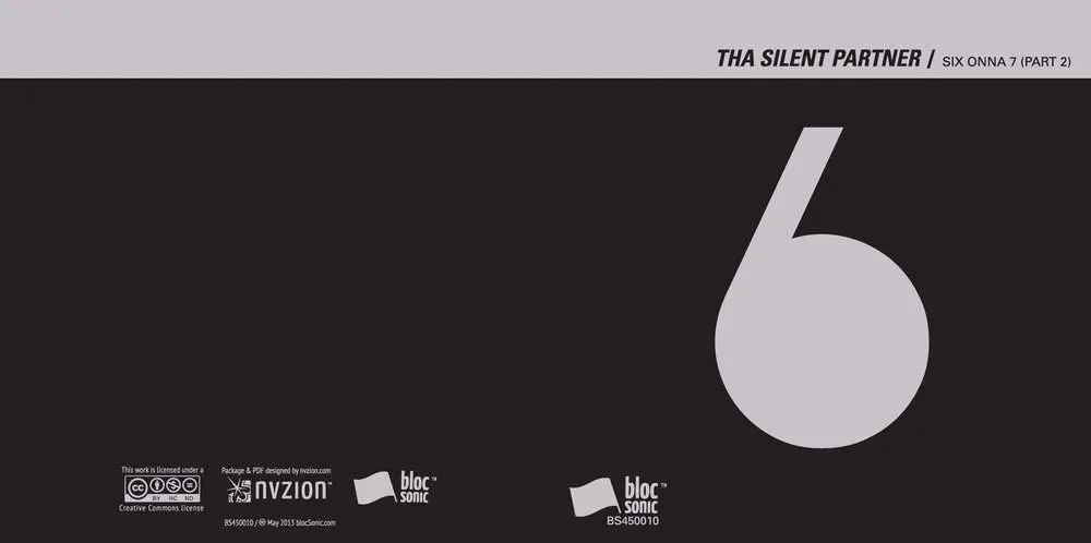 Album insert for “SIX ONNA 7 (Part 2)” by Tha Silent Partner