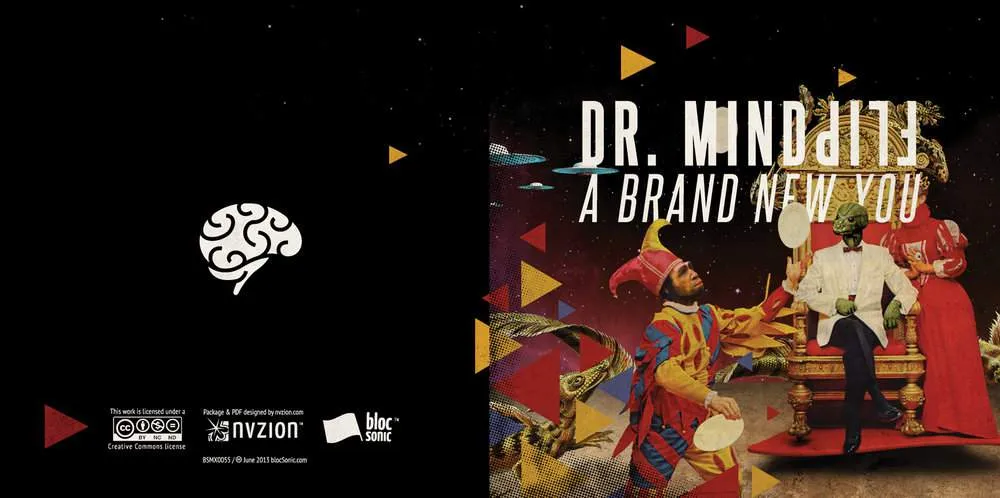 Album insert for “A Brand New You” by Dr. Mindflip