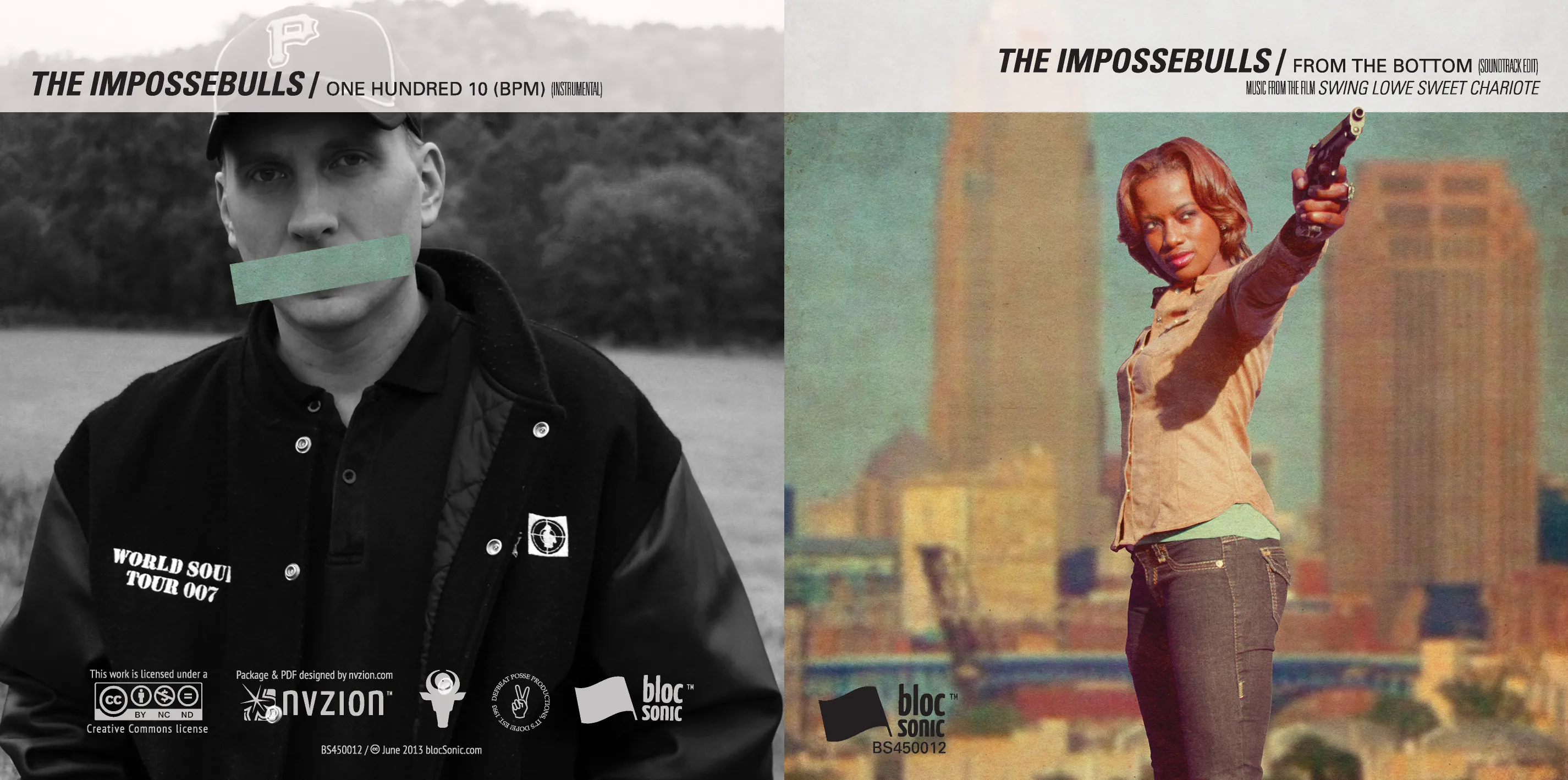 Album insert for “From The Bottom (Soundtrack Edit)” by The Impossebulls