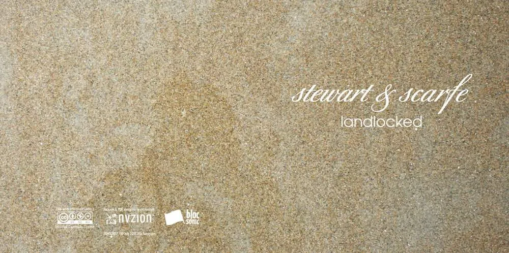 Album insert for “Landlocked” by Stewart & Scarfe