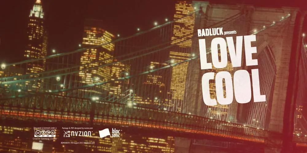 Album insert for “Love Cool” by BADLUCK