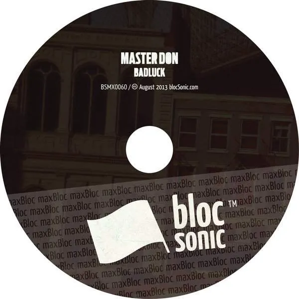 Album disc for “Master Don” by BADLUCK