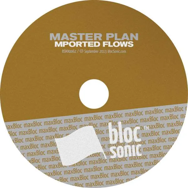 Album disc for “Master Plan” by Mported Flows