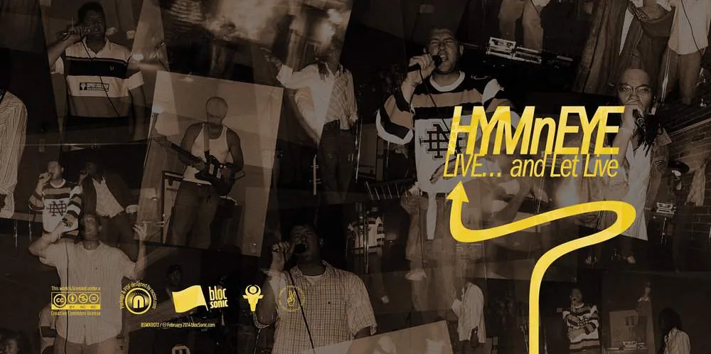 Album insert for “LIVE... and Let Live” by HYMnEYE