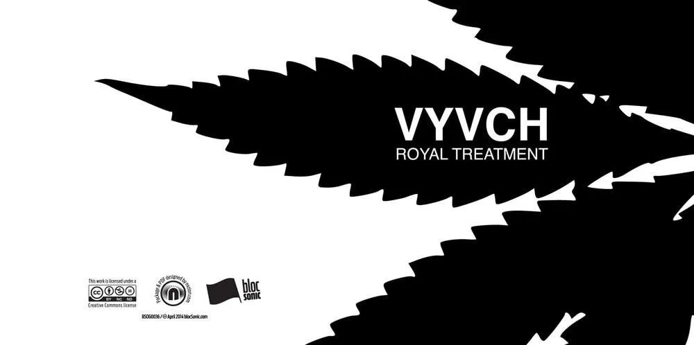 Album insert for “Royal Treatment” by VYVCH