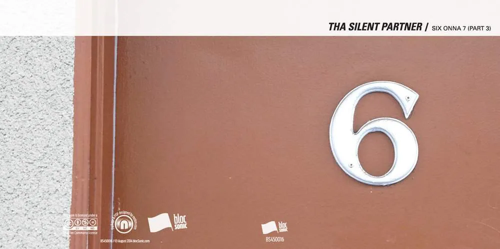 Album insert for “SIX ONNA 7 (Part 3)” by Tha Silent Partner