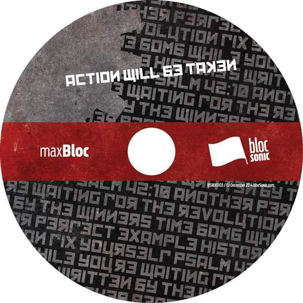 Album disc for “Action Will Be Taken” by Action Will Be Taken
