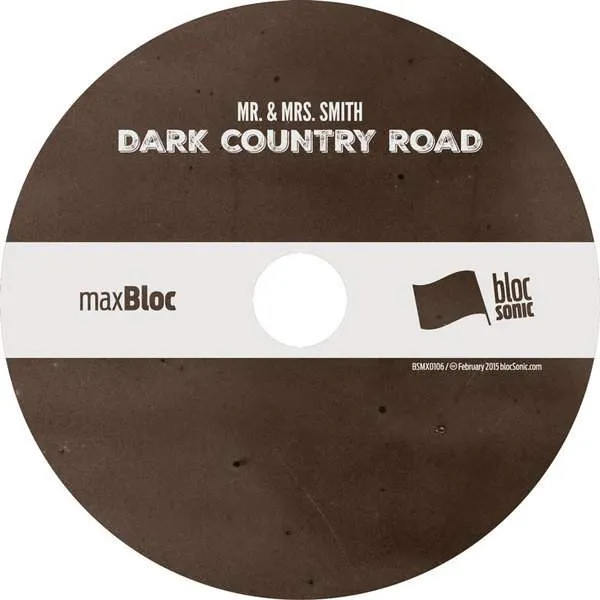 Album disc for “Dark Country Road” by Mr. &amp; Mrs. Smith