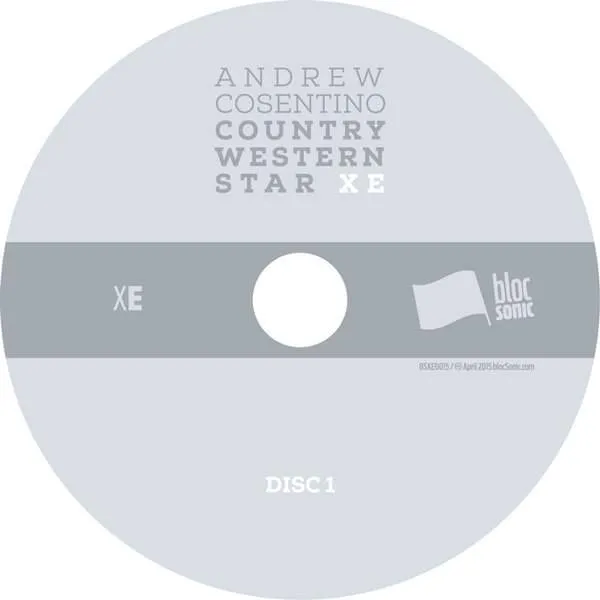 Album disc 1 for “Country Western Star XE” by Andrew Cosentino