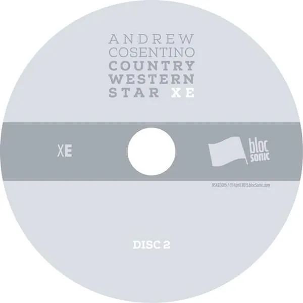 Album disc 2 for “Country Western Star XE” by Andrew Cosentino