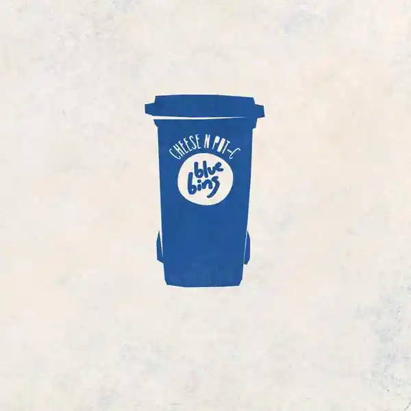 Album cover for “Blue Bins” by Cheese N Pot-C