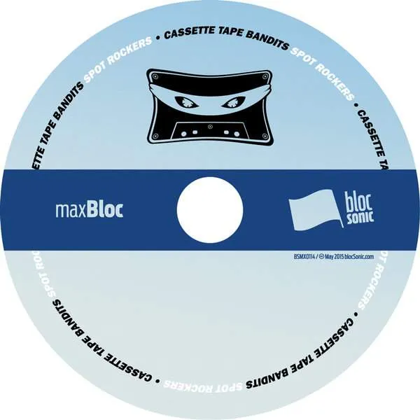 Album disc for “Spot Rockers” by Cassette Tape Bandits