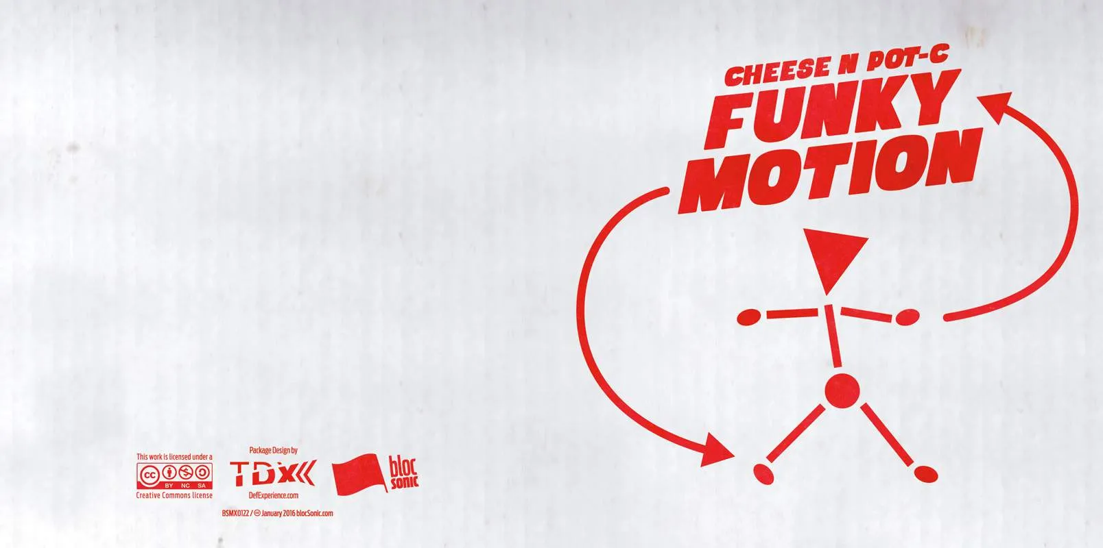 Album insert for “Funky Motion” by Cheese N Pot-C