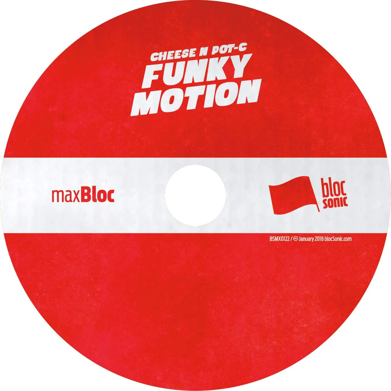 Album disc for “Funky Motion” by Cheese N Pot-C