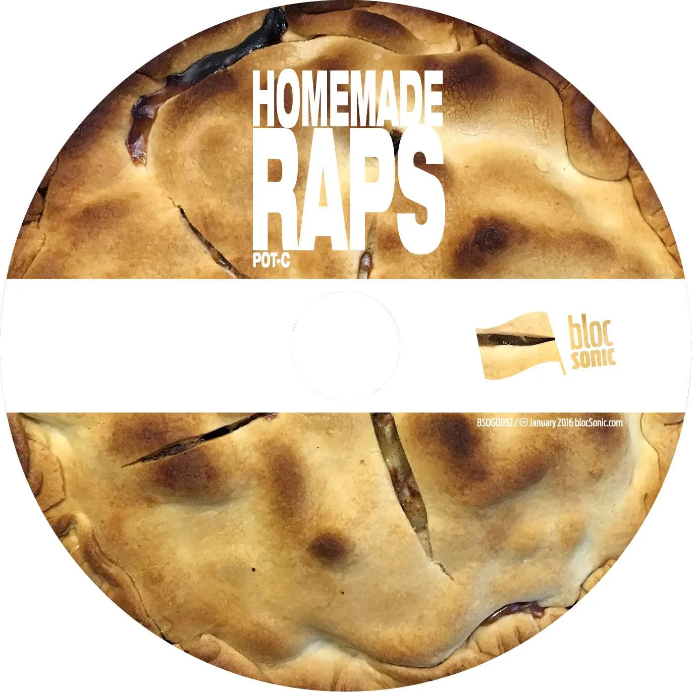 Album disc for “Homemade Raps” by Pot-C
