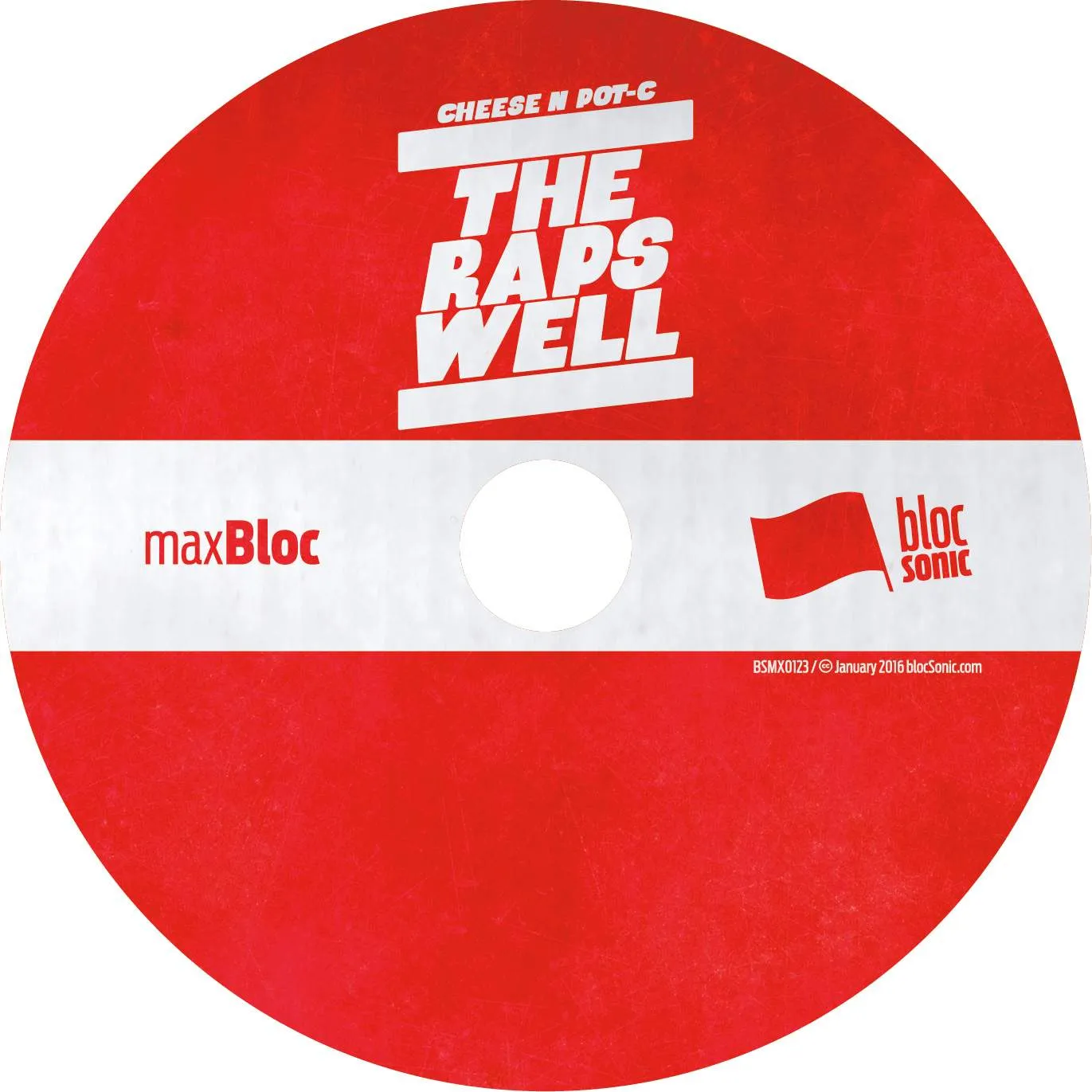 Album disc for “The Raps Well” by Cheese N Pot-C