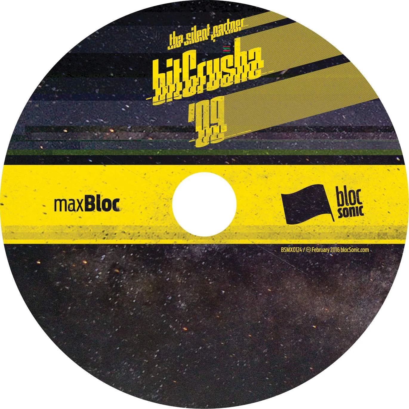 Album disc for “bitCrusha '09” by Tha Silent Partner