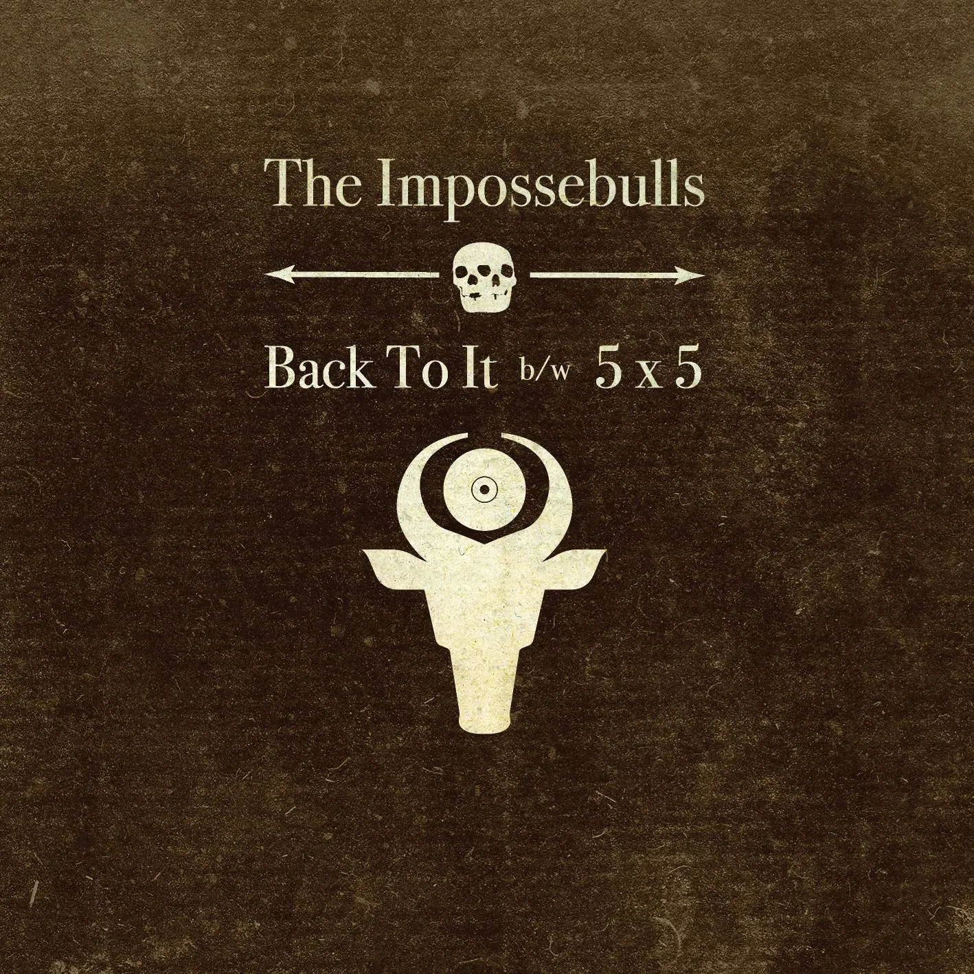 Album cover for “Back To It b/w 5 x 5” by The Impossebulls