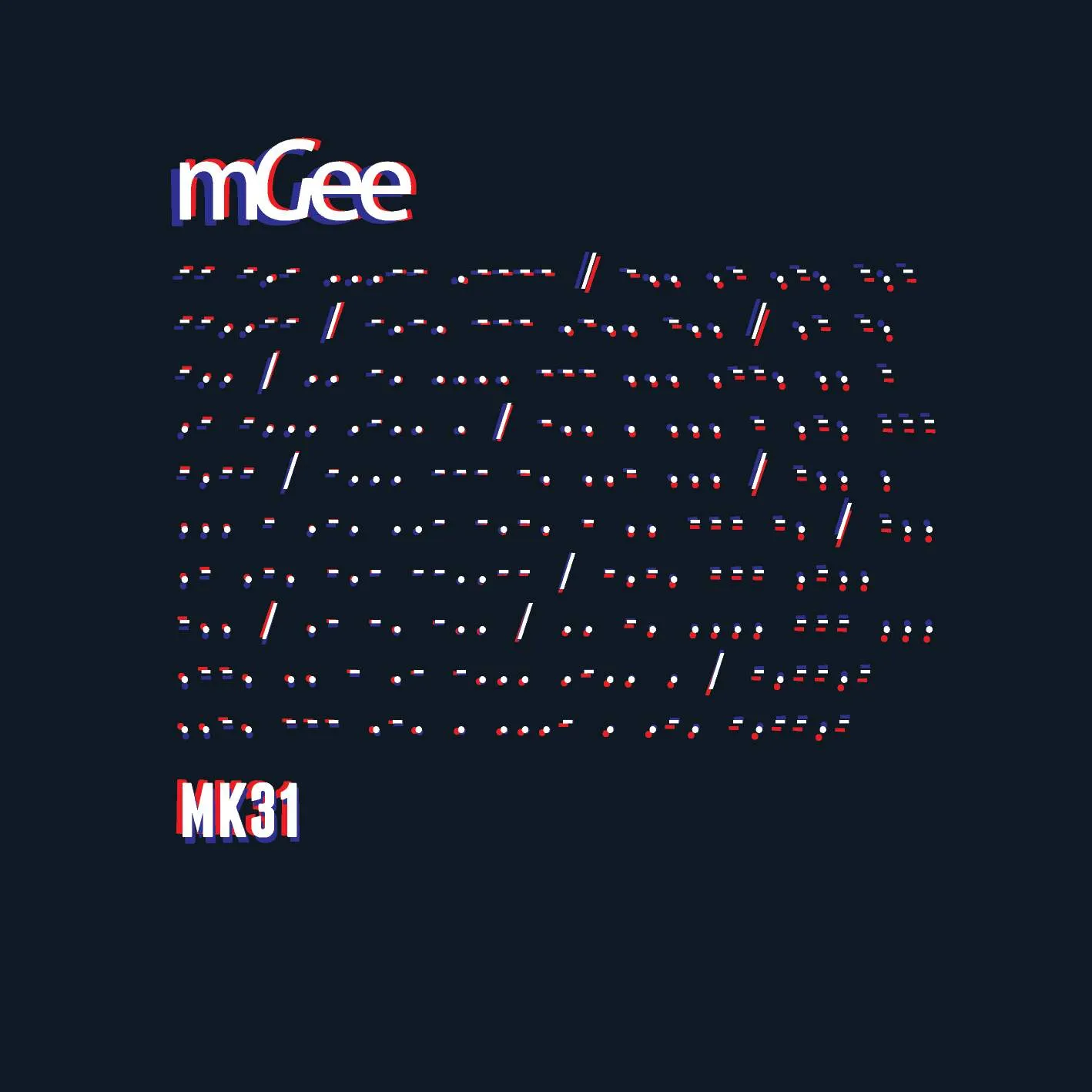 Album cover for “MK31” by mGee