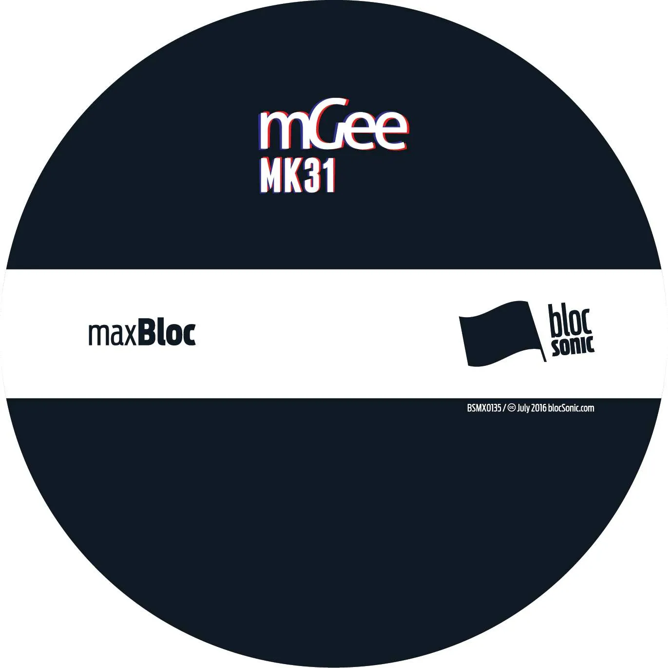 Album disc for “MK31” by mGee