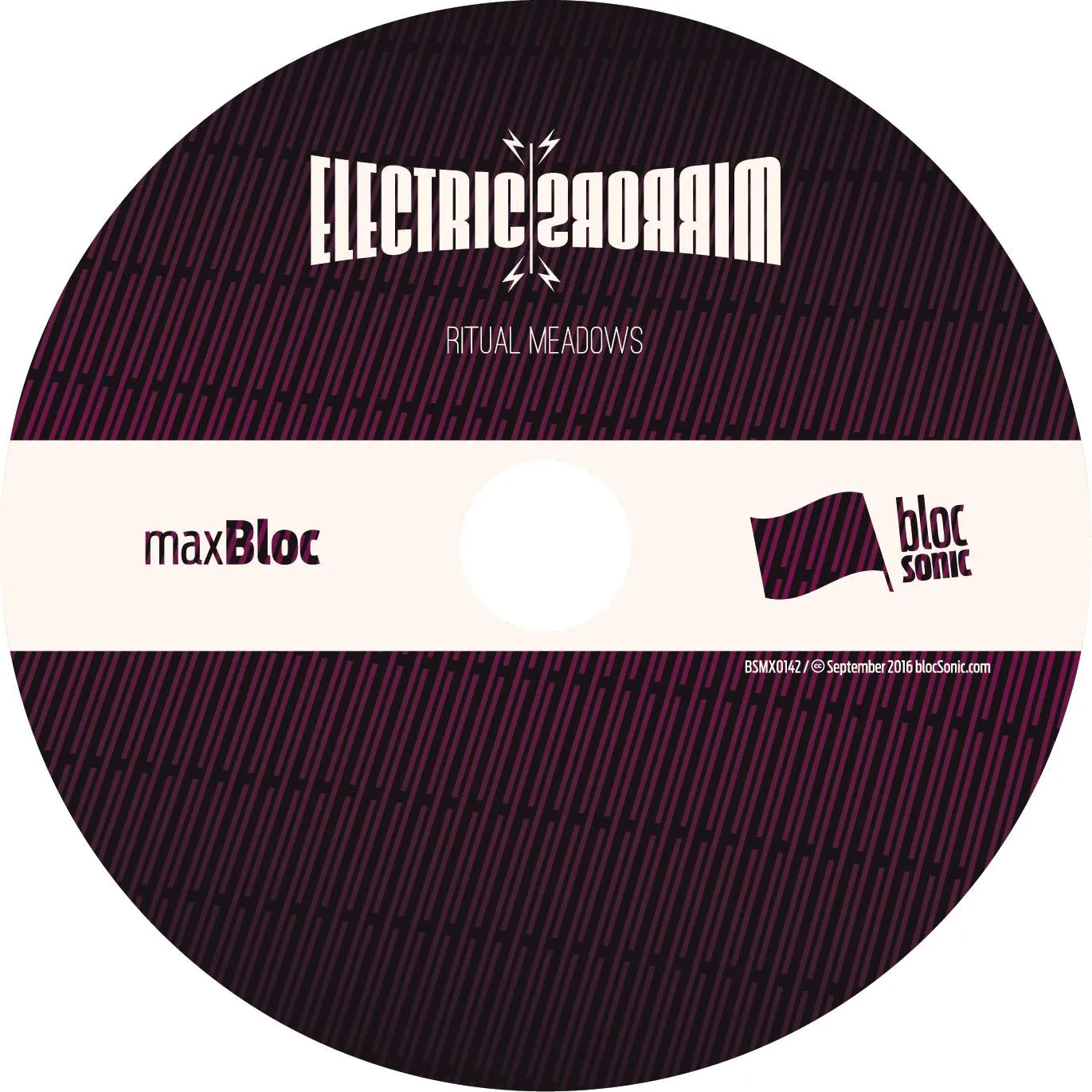 Album disc for “Ritual Meadows” by Electric Mirrors