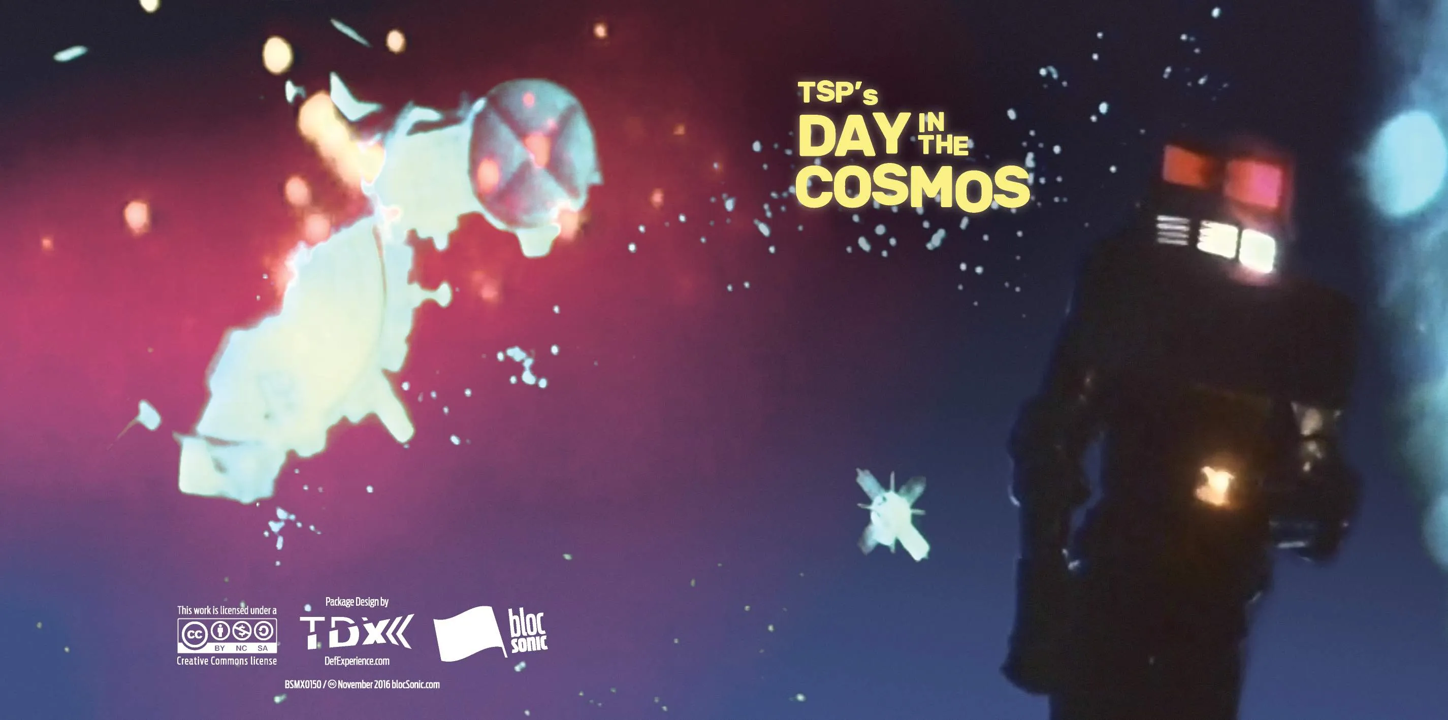 Album insert for “TSP’s Day In The Cosmos” by Tha Silent Partner