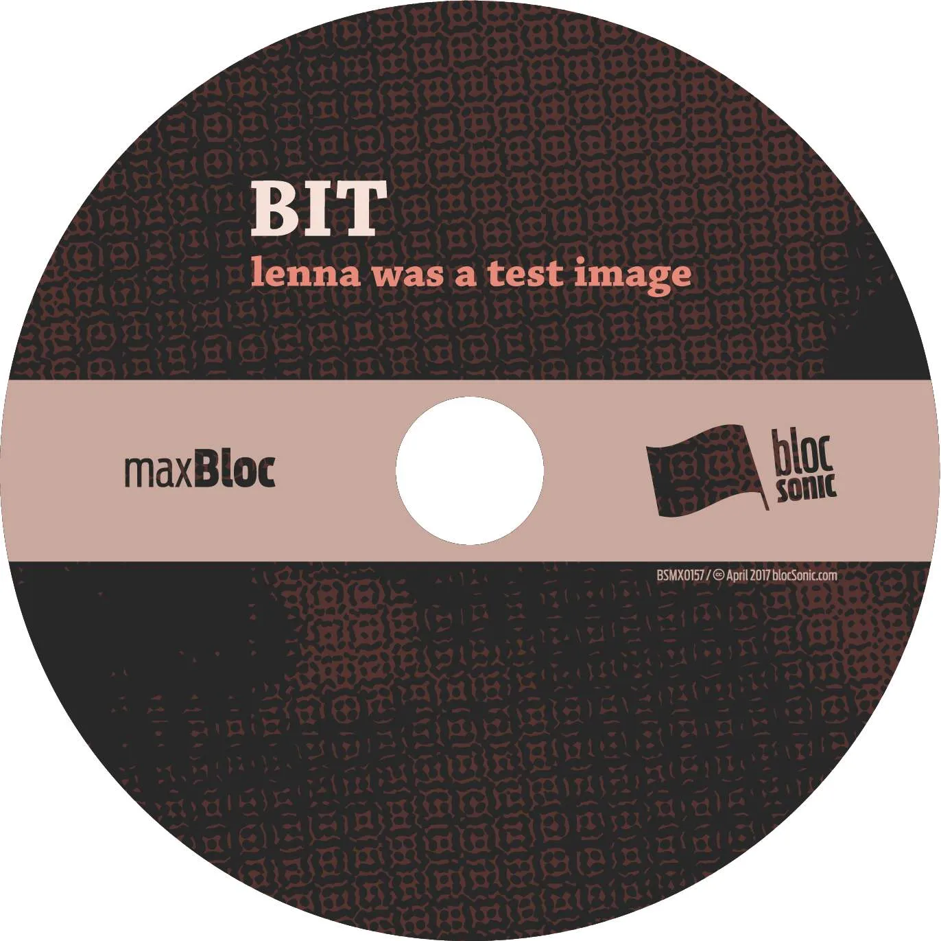 Album disc for “lenna was a test image” by BIT