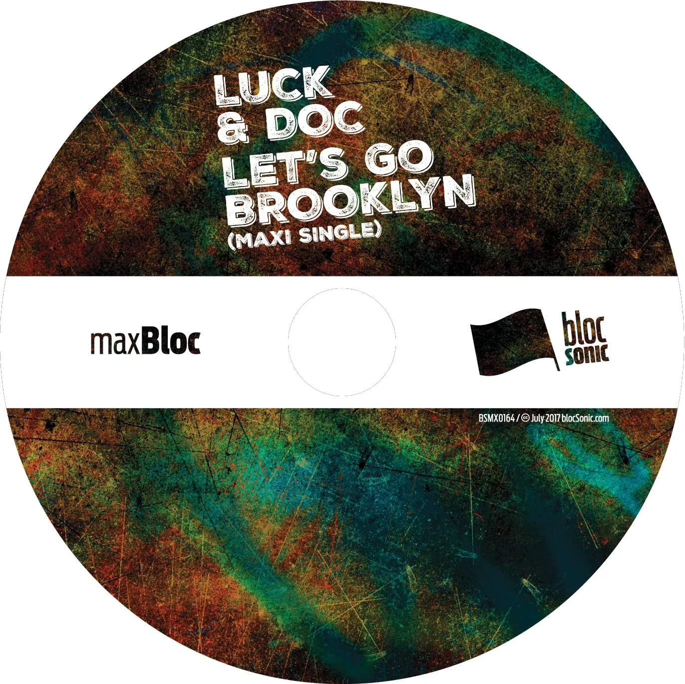 Album disc for “Let’s Go Brooklyn (Maxi Single)” by Luck &amp; Doc