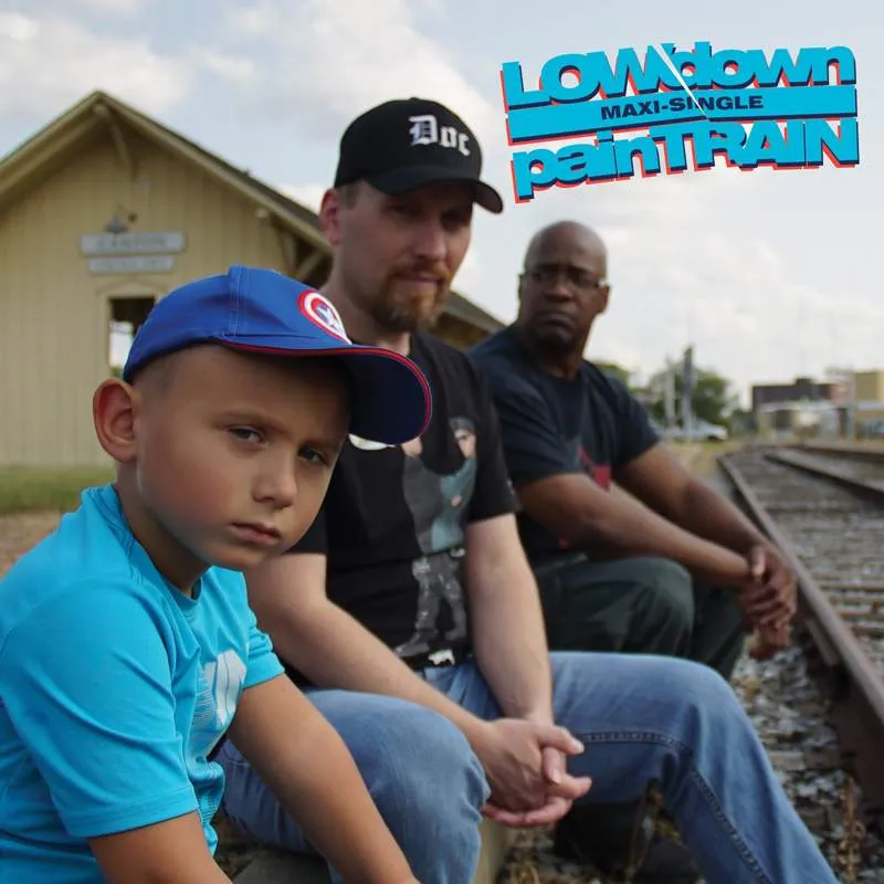 Album cover for “painTRAIN” by LOWdown